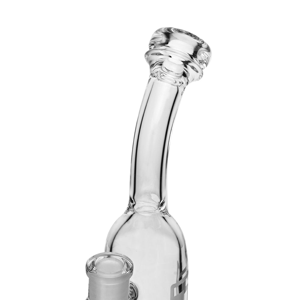 Small Handheld Bent Neck Water Bong | Premium Tree Percolator Design | 8.5" Tall