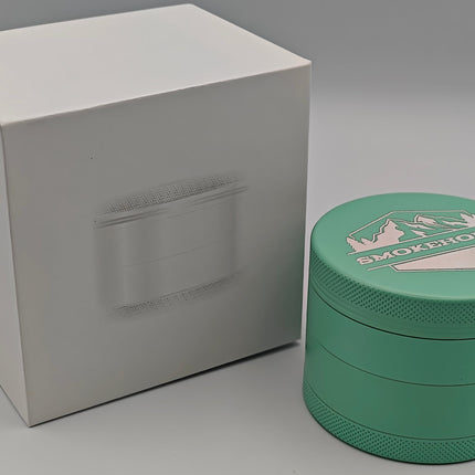 Ceramic Coated Aluminum Tobacco Herb Four Piece Grinder & Shredder - Multiple Colors