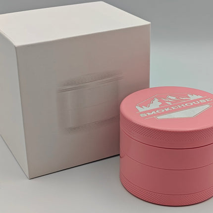 Ceramic Coated Aluminum Tobacco Herb Four Piece Grinder & Shredder - Multiple Colors