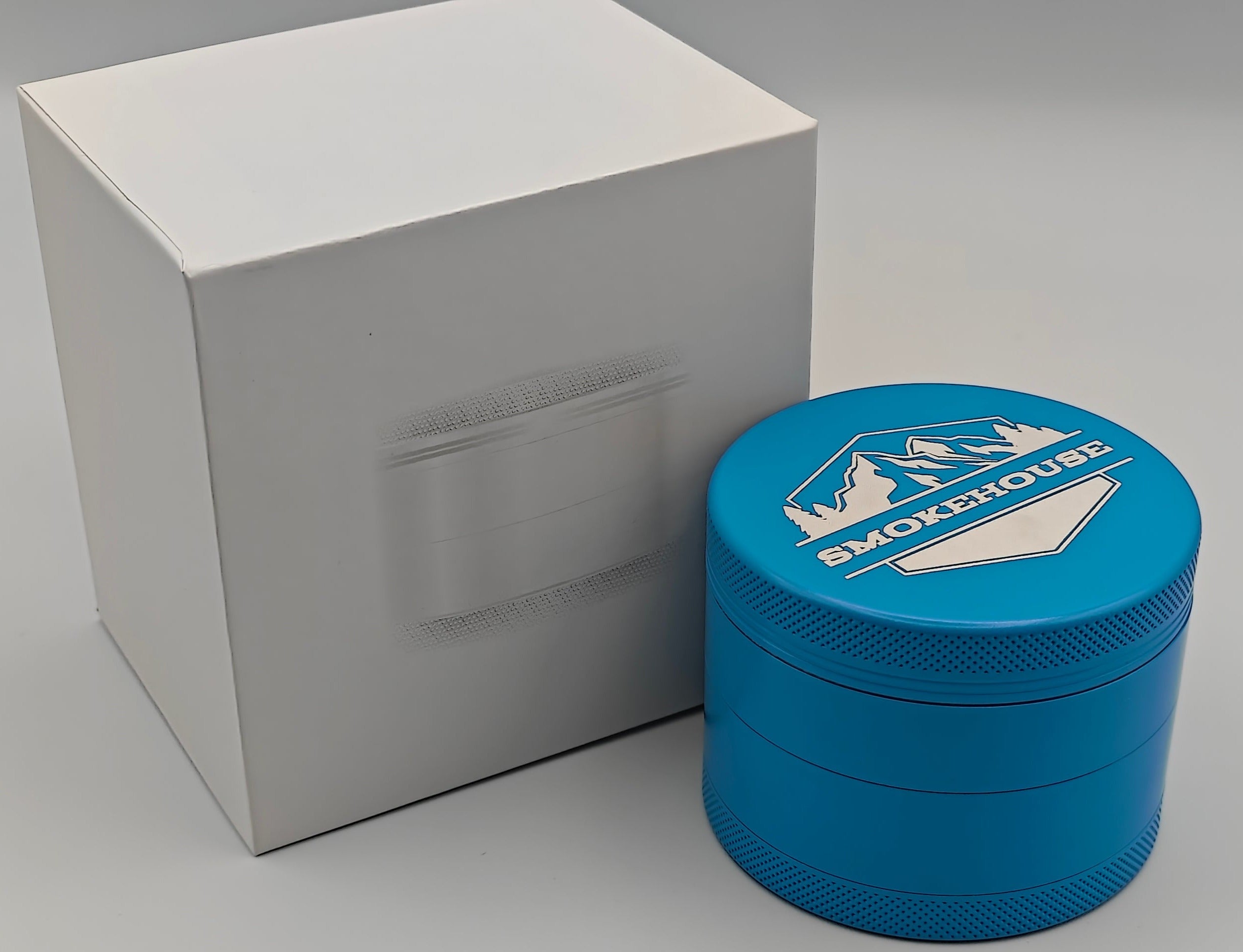 Ceramic Coated Aluminum Tobacco Herb Four Piece Grinder & Shredder - Multiple Colors