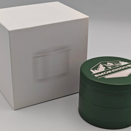 Ceramic Coated Aluminum Tobacco Herb Four Piece Grinder & Shredder - Multiple Colors