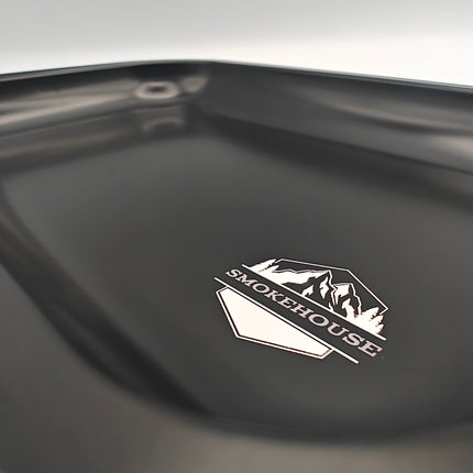 Matte Black Aluminum Metal Rolling Tray - 11x7" Medium Size - Personal Use Tray - SMOKEHOUSE