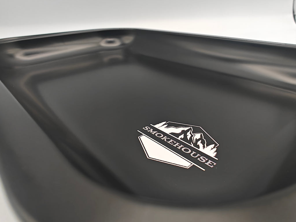 Matte Black Aluminum Metal Rolling Tray - 11x7" Medium Size - Personal Use Tray - SMOKEHOUSE