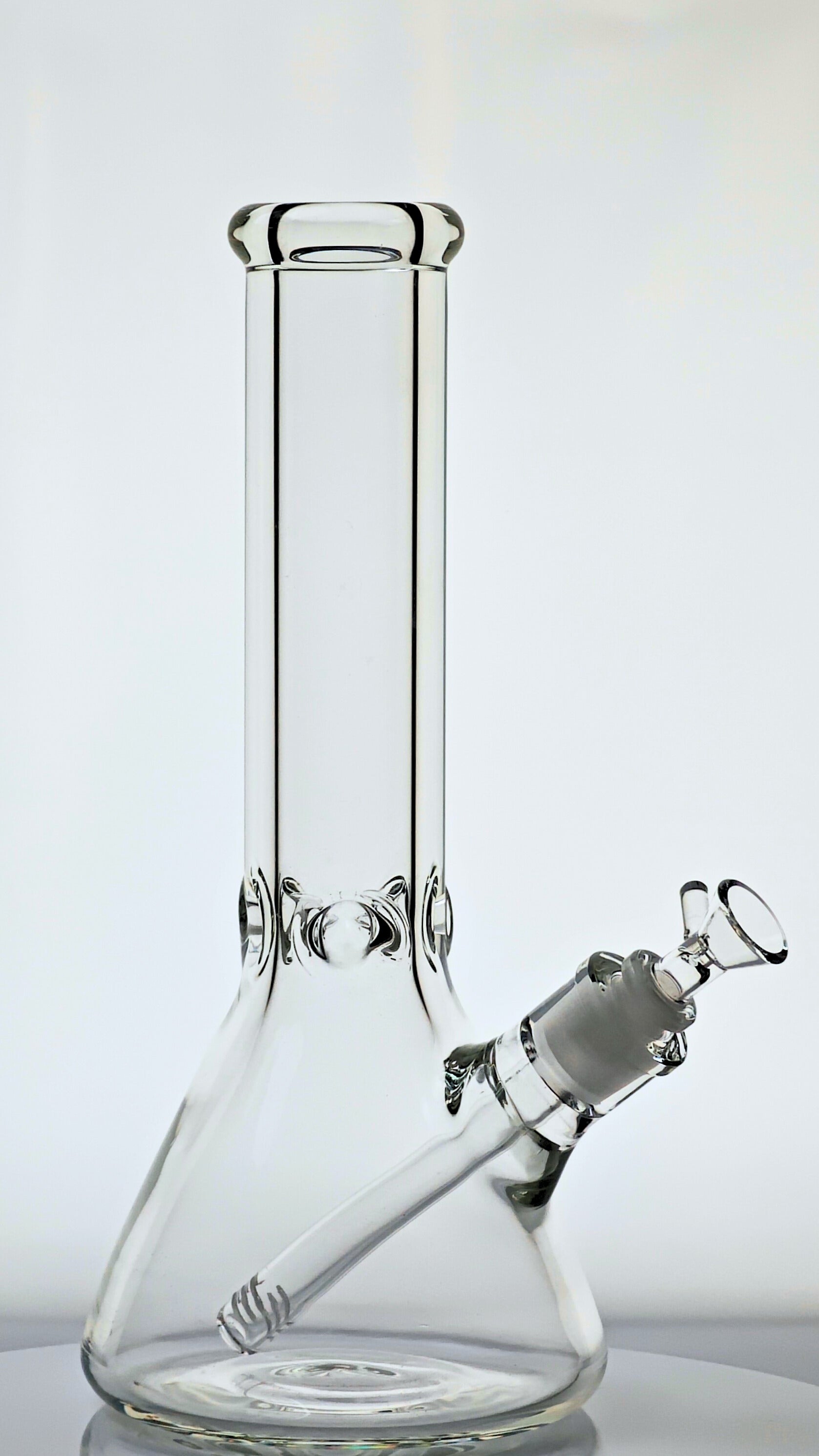 12" Tall, 9mm Ultra Thick Glass Bong, Scientific Beaker Style GoG Water Pipe, Borosilicate Pyrex Glass Quality