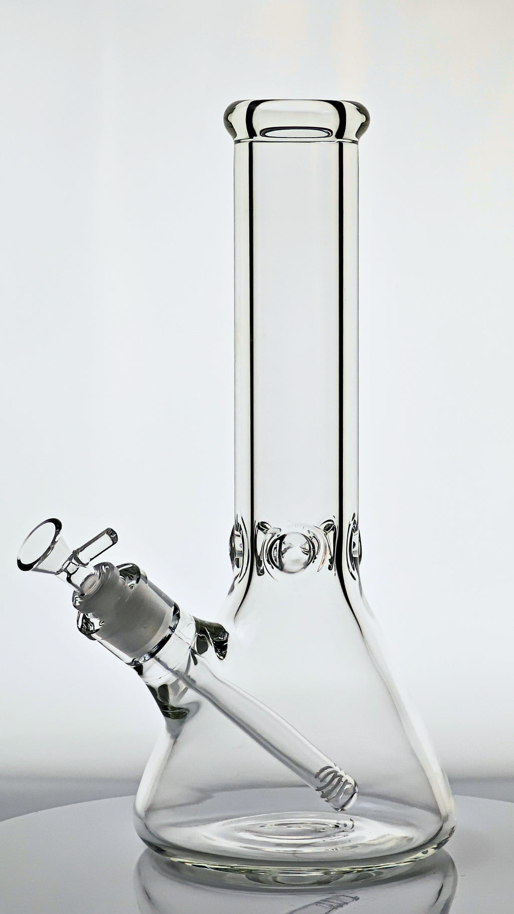 12" Tall, 9mm Ultra Thick Glass Bong, Scientific Beaker Style GoG Water Pipe, Borosilicate Pyrex Glass Quality