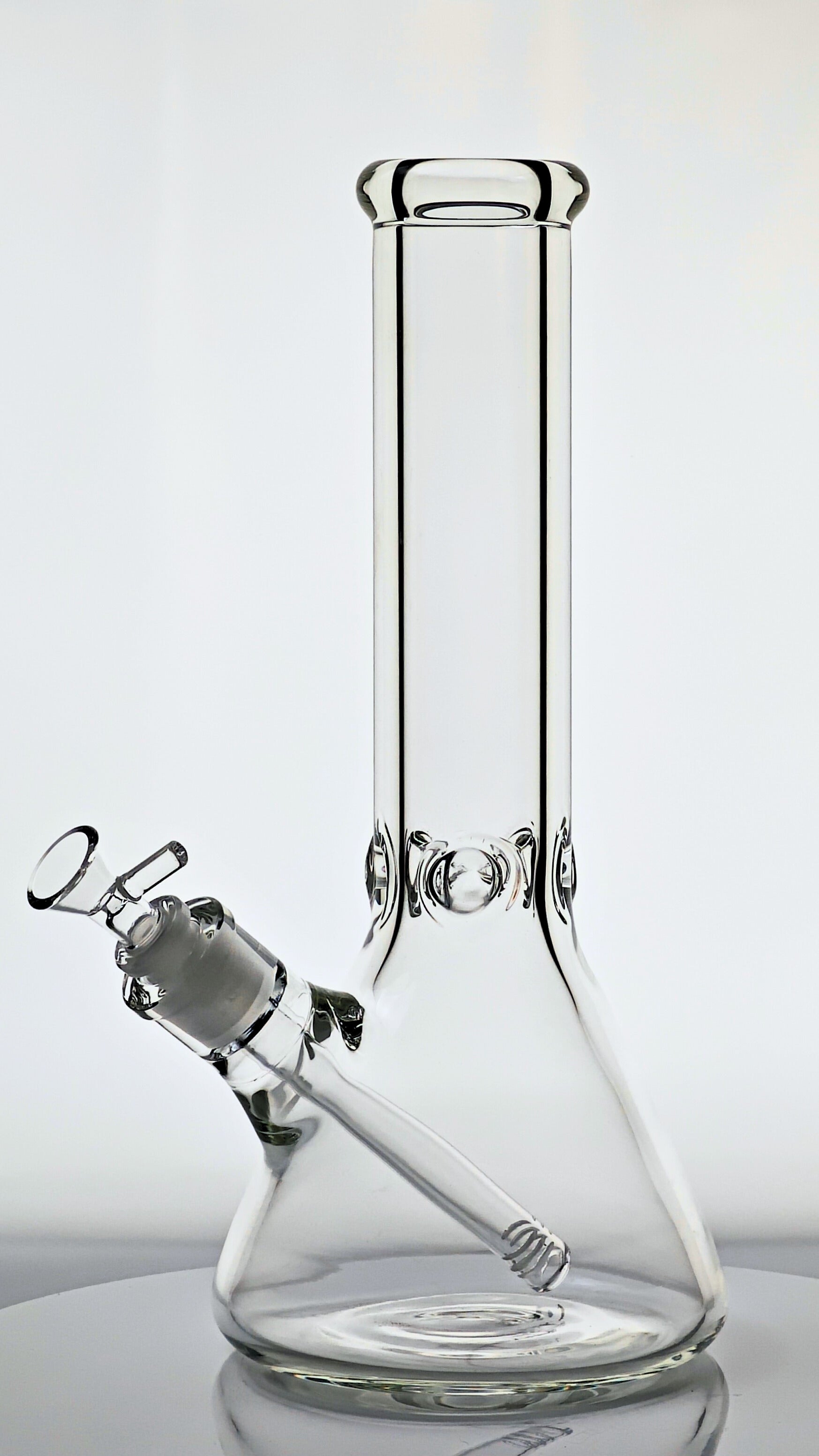 12" Tall, 9mm Ultra Thick Glass Bong, Scientific Beaker Style GoG Water Pipe, Borosilicate Pyrex Glass Quality
