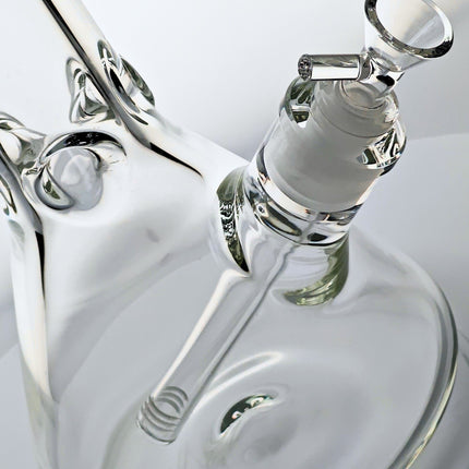 12" Tall, 9mm Ultra Thick Glass Bong, Scientific Beaker Style GoG Water Pipe, Borosilicate Pyrex Glass Quality