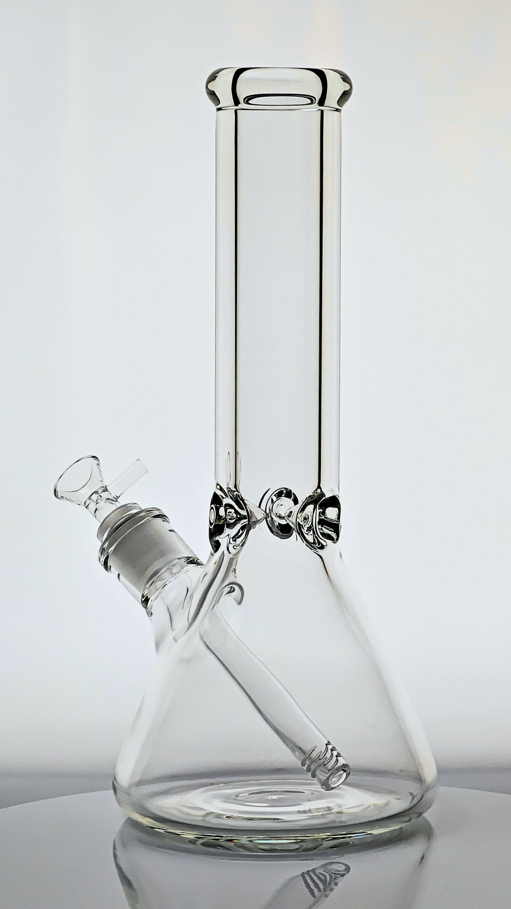 12" Tall, 9mm Ultra Thick Glass Bong, Scientific Beaker Style GoG Water Pipe, Borosilicate Pyrex Glass Quality
