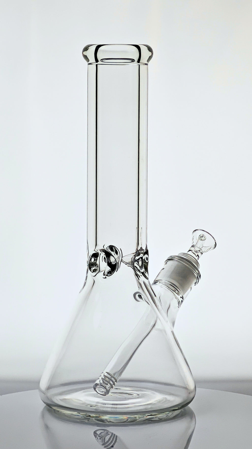 12" Tall, 9mm Ultra Thick Glass Bong, Scientific Beaker Style GoG Water Pipe, Borosilicate Pyrex Glass Quality