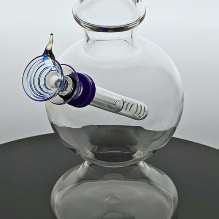 Phoenix Rising Helical Twist Base Bong, Grommet Style Bong | 12" Tall