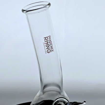 Phoenix Rising Bent Neck Bong  | 9-1/2" Tall