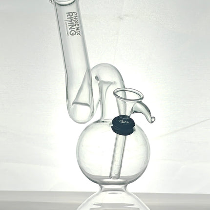 Phoenix Rising Twisted Upside Down Neck Bong  | 8" Tall