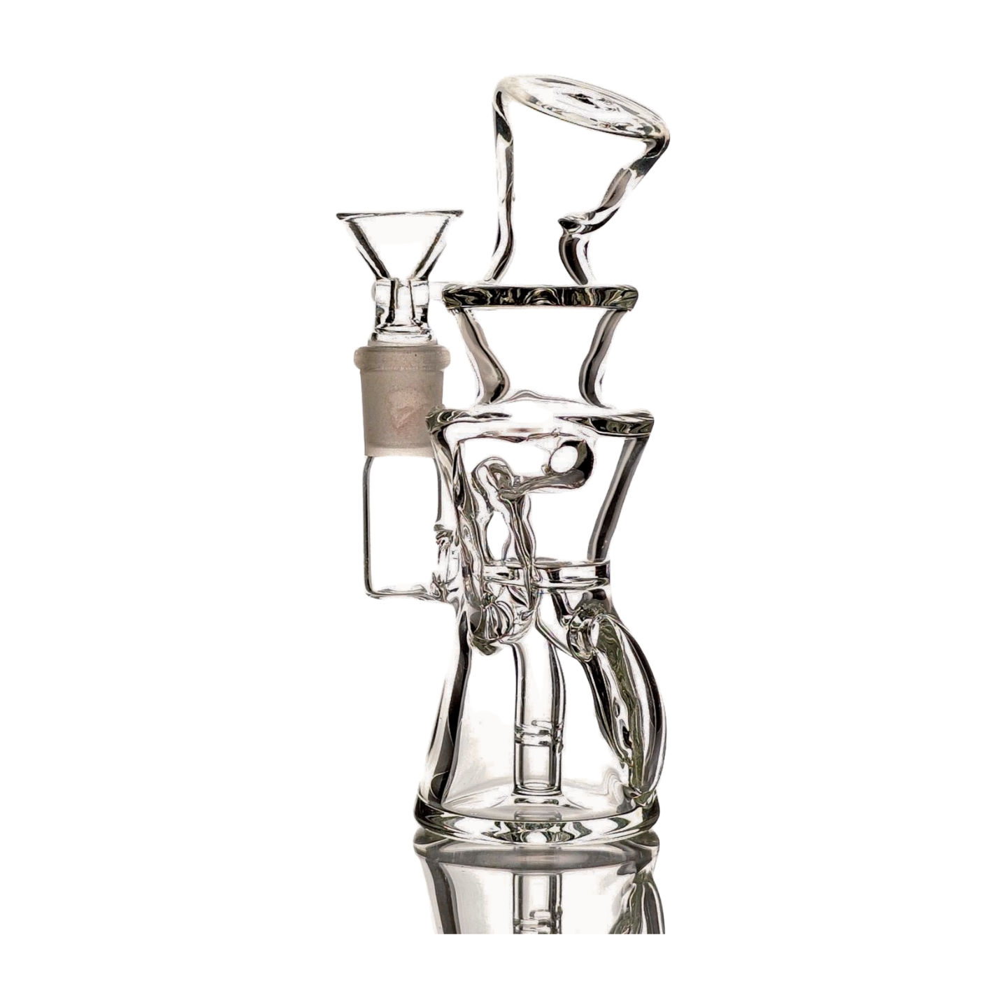 SKOVEN Glass Small Dab Rig | 5.5" Inches Tall, Built in Diffuser