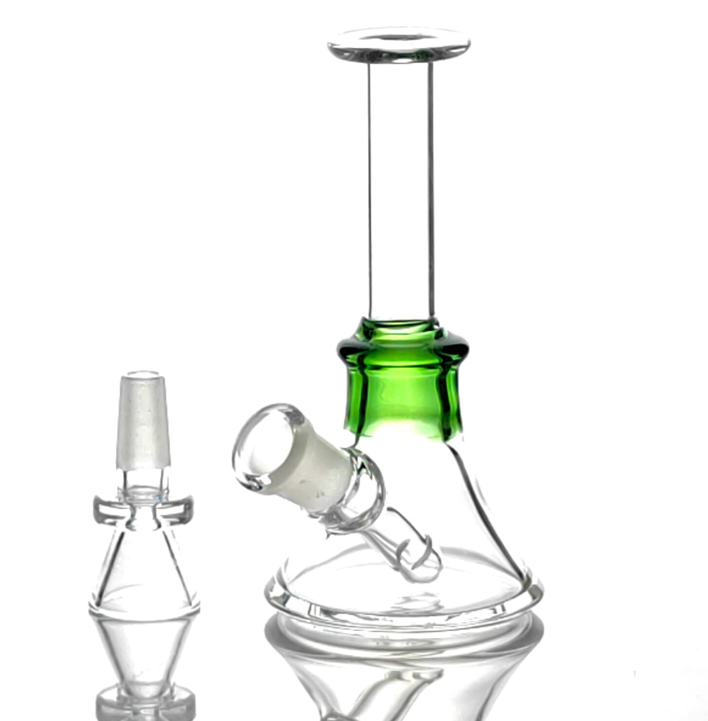 Mini Beaker Bong! | Pocket Bong, 3" Tall | Available In Multiple Colors | For gift, personal use, stocking stuffer