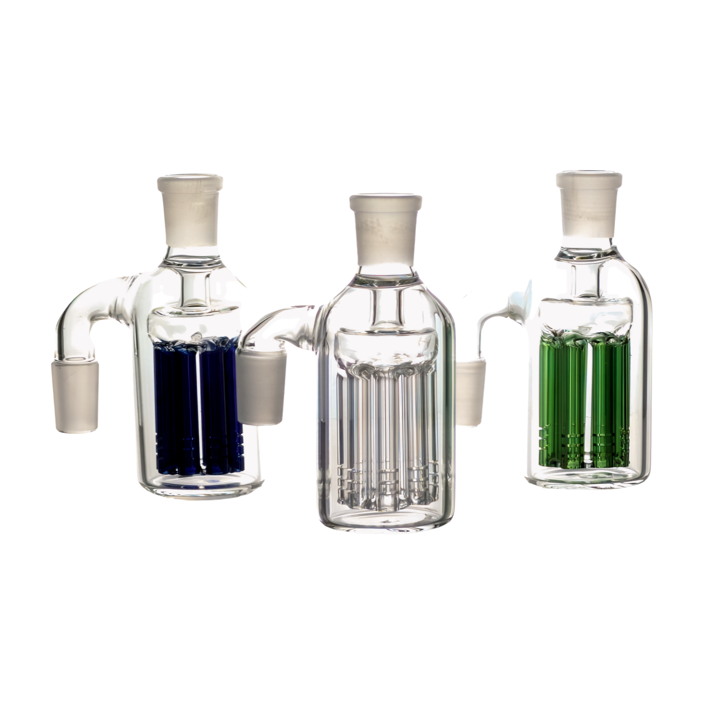Wet Drop Down Ash Catcher, Premium Tree Percolator, 90 degree | 14mm| Multiple Colors